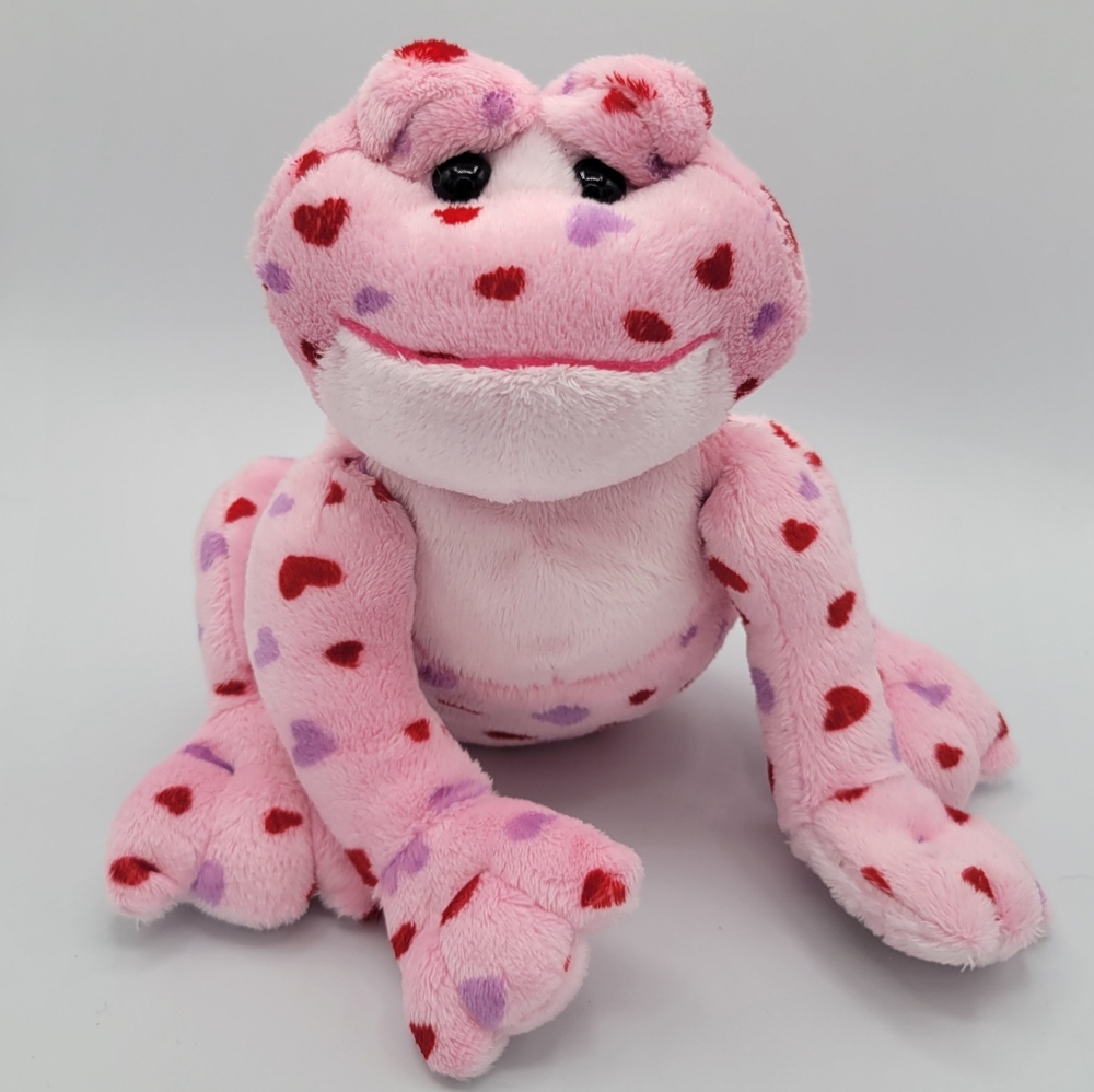Webkinz Love Frog Valentine's Day Edition Plush NWOT No Code A